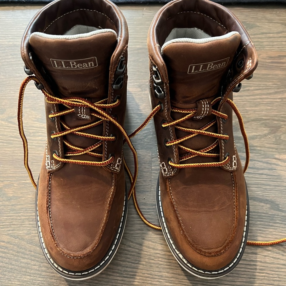 LL Bean stonington moc toe boots